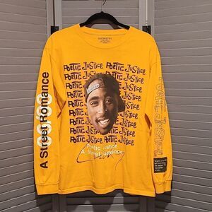TuPac Poetic Justice Long Sleeve Shirt- A Street Romance- Size L